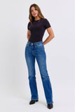 Judy Blue Full Size Run Mid-Rise Bootcut Jeans with Thermal Lining - Rosa Apparel
