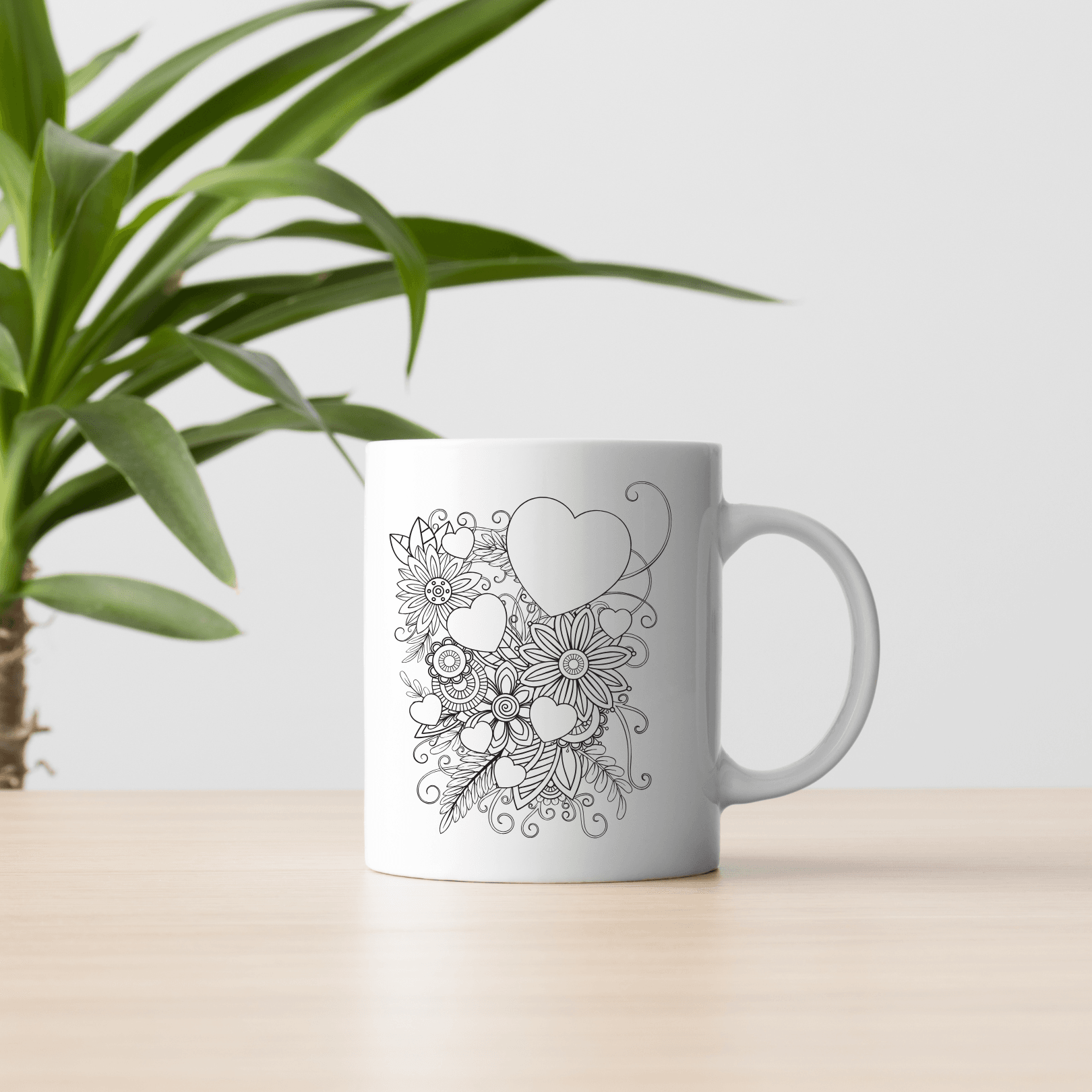 Custom Coffee Mug with Photo, Personalized Picture Coffee Cup, Anniversary Mug Gift for Him / Her, Customizable Logo-Text Mug - Rosa Apparel
