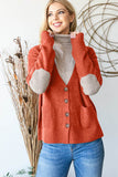 Heimish Full Size Long Sleeve V Neck Button Down Cardigan - Rosa Apparel