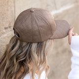Aili’s Corner Quilted Puffer Baseball Cap Adjustable Fit