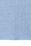 Lilou Wool Blended Cable V-Neck Long Sleeves Knitted Cardigan - Rosa Apparel