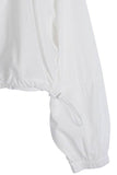 Lilou Long Sleeves Front Zipper Windbreaker With Hood - Rosa Apparel