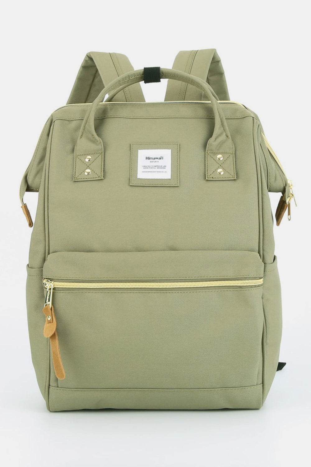 Himawari Waterproof Canvas Backpack Bag with Side Pockets - Rosa Apparel