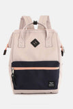 Himawari Contrast Waterproof Backpack Bag with Reinforced Edges - Rosa Apparel