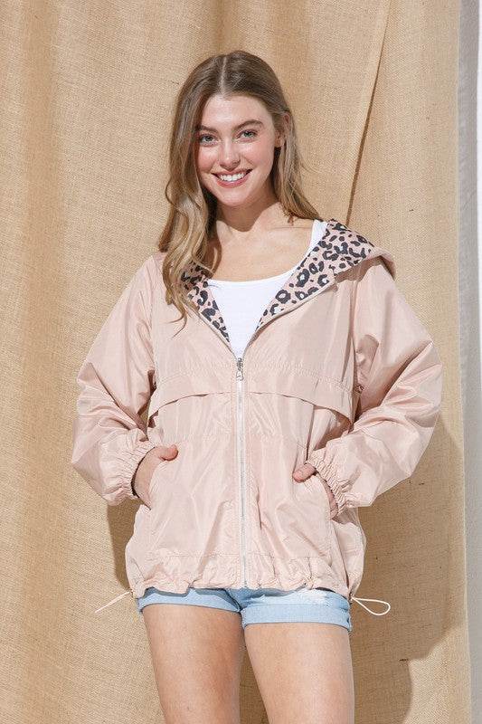 Sweet Generis Reversible Zipup Windbreaker Hoodie - Rosa Apparel