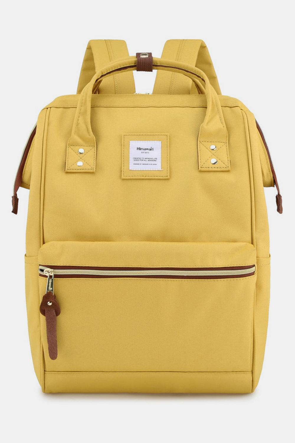 Himawari Waterproof Canvas Backpack Bag with Side Pockets - Rosa Apparel