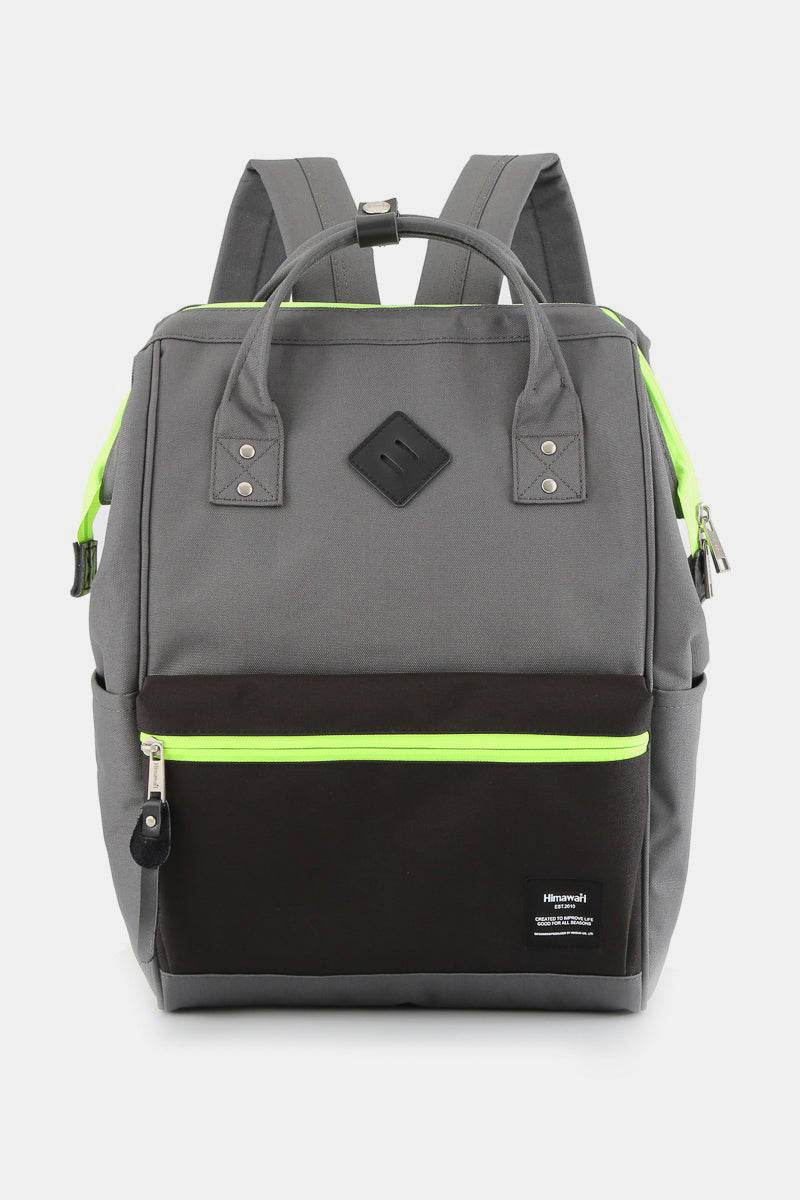 Himawari Contrast Waterproof Backpack Bag with Reinforced Edges - Rosa Apparel