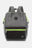 Himawari Contrast Waterproof Backpack Bag with Reinforced Edges - Rosa Apparel