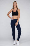 Ambiance Active Leggings Featuring Concealed Pockets - Rosa Apparel