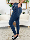 Judy Blue Full Size Classic Handsand Skinny Jeans - Rosa Apparel