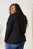 Double Take Seam Detail Round Neck Long Sleeve Top - Rosa Apparel