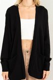 HYFVE True Story Open Front Cardigan Long Sleeves Sweater - Rosa Apparel