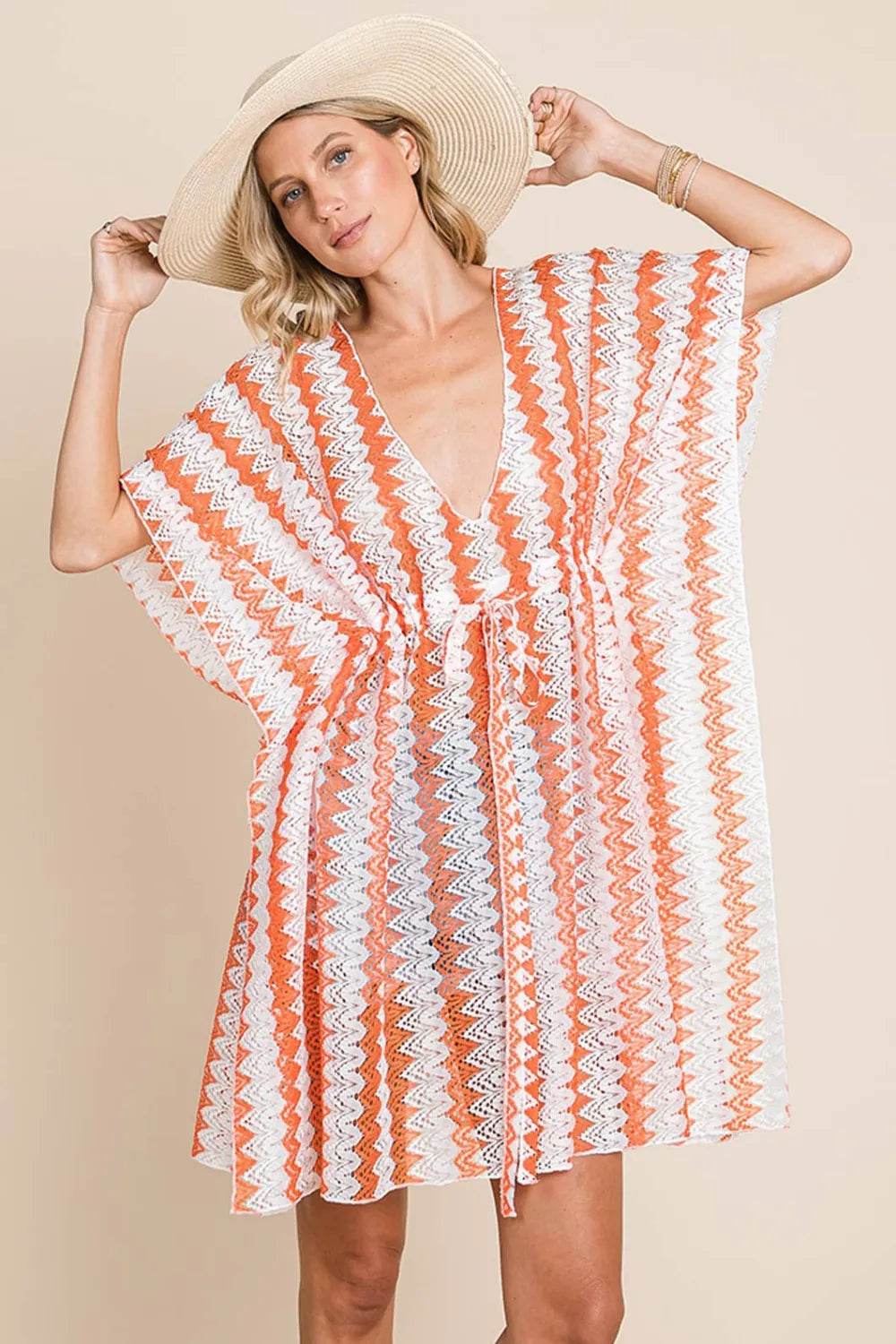Cotton Bleu by Nu Label Multi Crochet Lace Cover Up - Rosa Apparel
