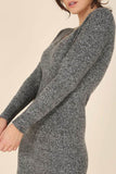 Lilou V-Neck Sweater Maxi Dress - Rosa Apparel