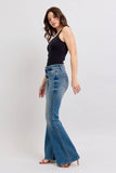 Judy Blue MR Tummy Control Vintage Wash Jeans - Rosa Apparel