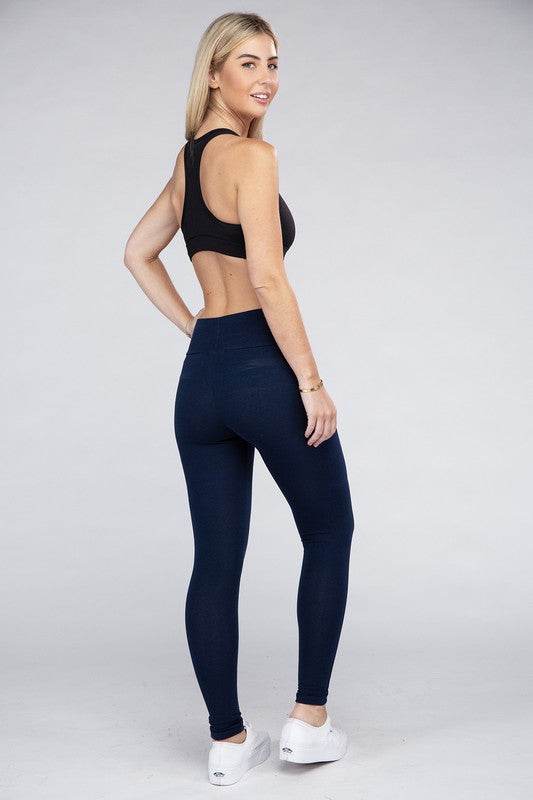 Ambiance Active Leggings Featuring Concealed Pockets - Rosa Apparel