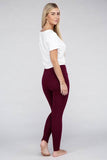 Ambiance Active Leggings Featuring Concealed Pockets - Rosa Apparel