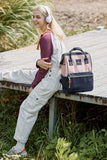 Himawari Waterproof Canvas Backpack Bag with Side Pockets - Rosa Apparel