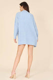 Lilou Wool Blended Cable V-Neck Long Sleeves Knitted Cardigan - Rosa Apparel
