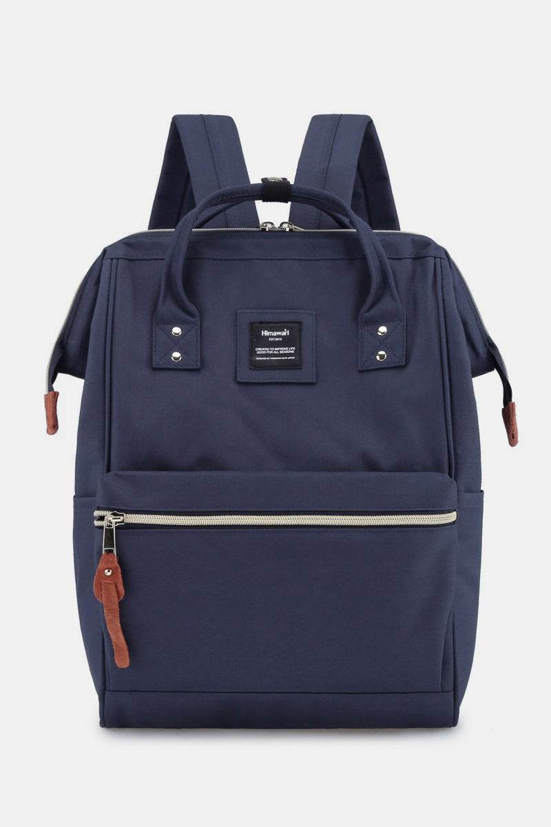 Himawari Waterproof Canvas Backpack Bag with Side Pockets - Rosa Apparel