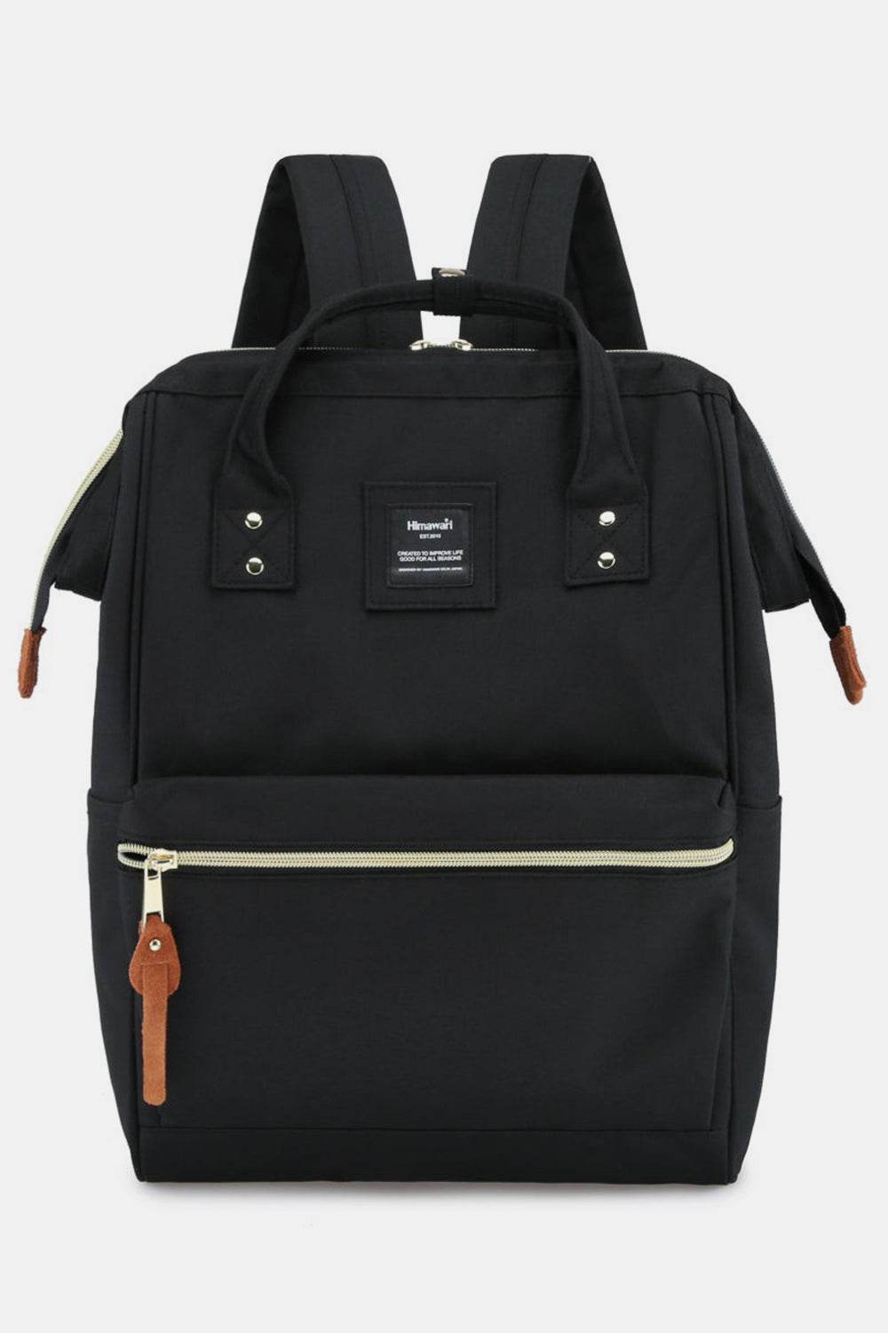 Himawari Waterproof Canvas Backpack Bag with Side Pockets - Rosa Apparel
