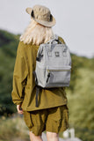 Himawari Waterproof Canvas Backpack Bag with Side Pockets - Rosa Apparel