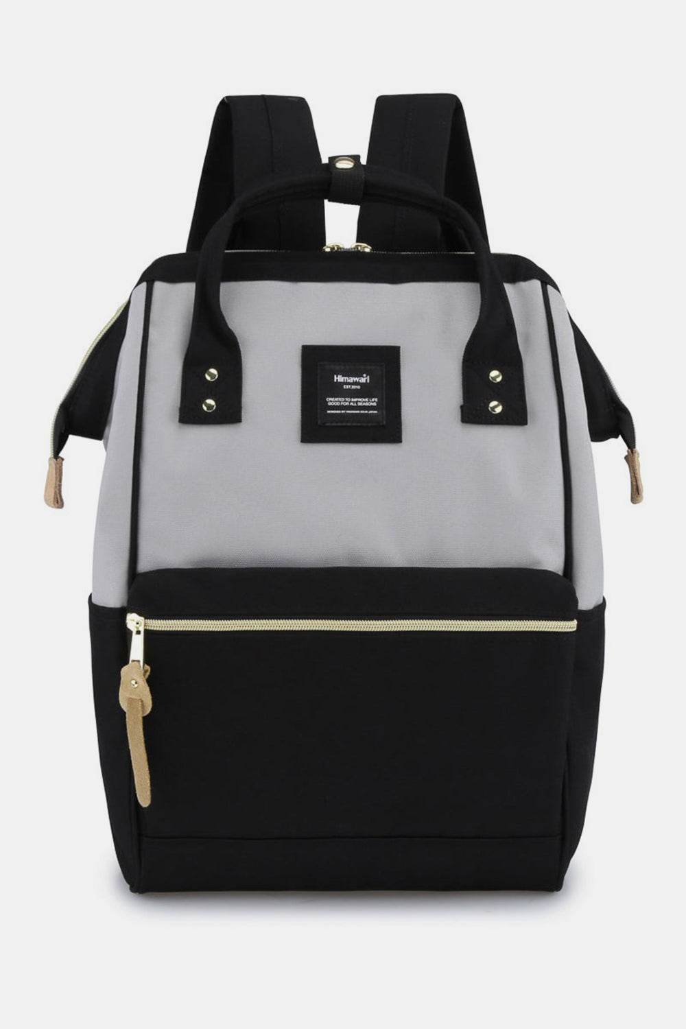 Himawari Waterproof Canvas Backpack Bag with Side Pockets - Rosa Apparel
