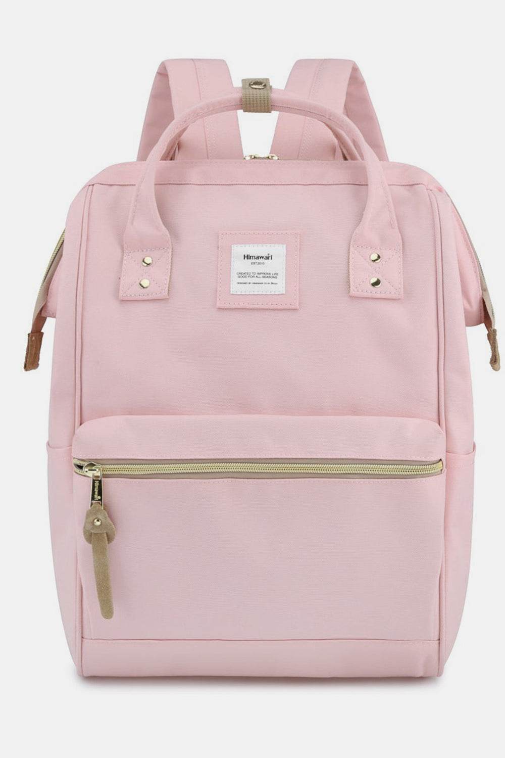 Himawari Waterproof Canvas Backpack Bag with Side Pockets - Rosa Apparel