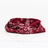 Aili's Bandana Twist Jersey Knit Headwrap – Soft Turban Style Hair Wrap Headband