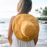 Aili’s Drawstring Cargo Foldable Sun Hat with Wide Brim