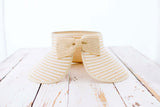 Foldable Bow Stripe Visor