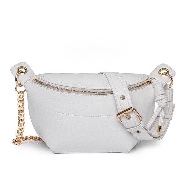 Luxe Convertible Sling Belt Bum Bag - Rosa Apparel