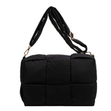 Aili’s Romy Foldover Puffer Crossbody Bag with Removable Zip Clutch