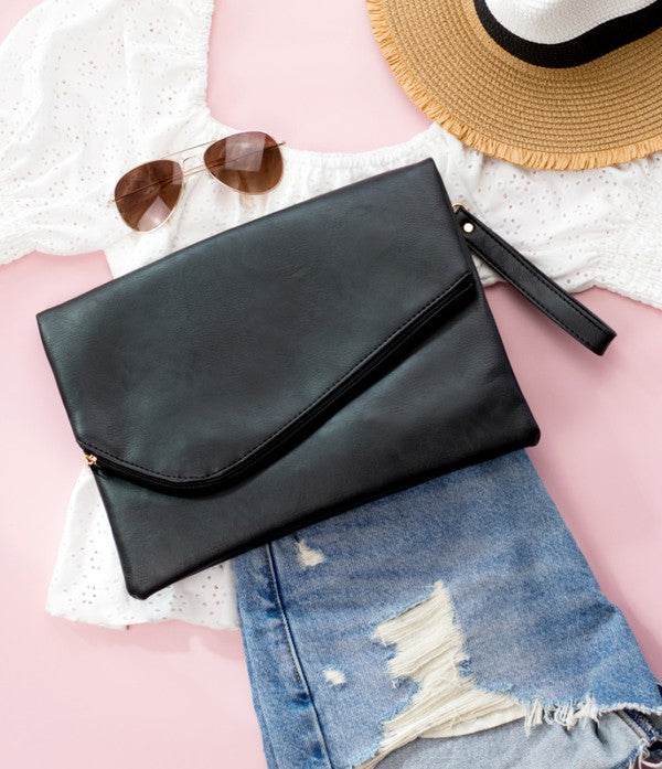 Foldover Envelope Clutch - Rosa Apparel