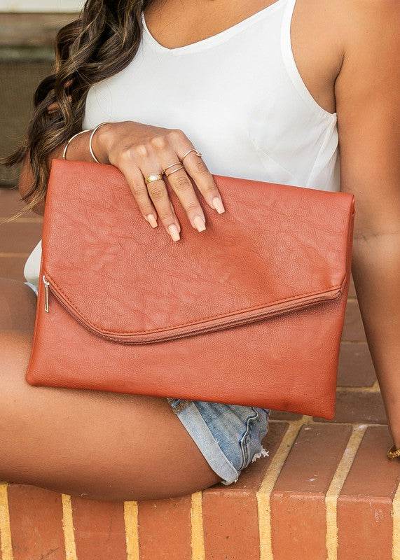 Foldover Envelope Clutch - Rosa Apparel