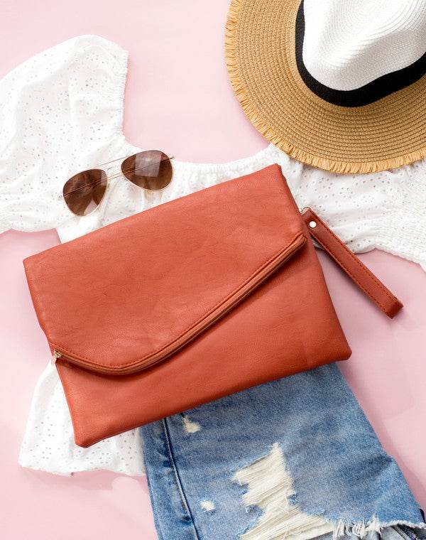 Foldover Envelope Clutch - Rosa Apparel