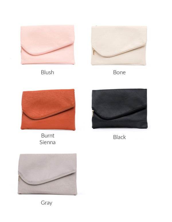 Foldover Envelope Clutch - Rosa Apparel