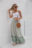 Womens Print Maxi Skirt - Rosa Apparel