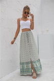 Womens Print Maxi Skirt - Rosa Apparel