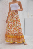 Womens Print Maxi Skirt - Rosa Apparel