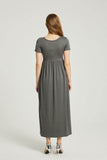 Women's Summer Casual Maxi Dress With Pocket - Rosa Apparel
