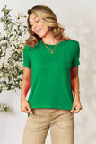 Basic Bae Full Size Round Neck Short Sleeve T-Shirt - Rosa Apparel