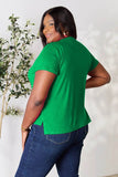 Basic Bae Full Size Round Neck Short Sleeve T-Shirt - Rosa Apparel