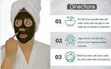 BeNat Activated Charcoal Mask - 4-oz, Smooth Skin, Detox, Cleanse - Rosa Apparel