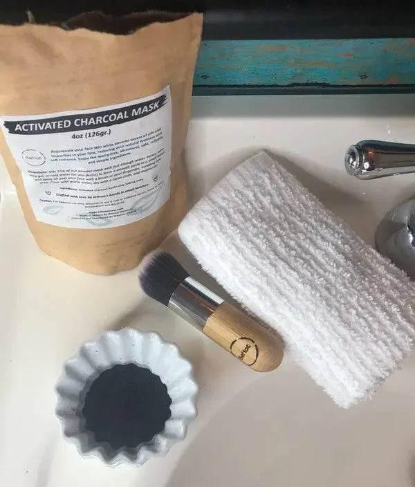 BeNat Activated Charcoal Mask - 4-oz, Smooth Skin, Detox, Cleanse - Rosa Apparel