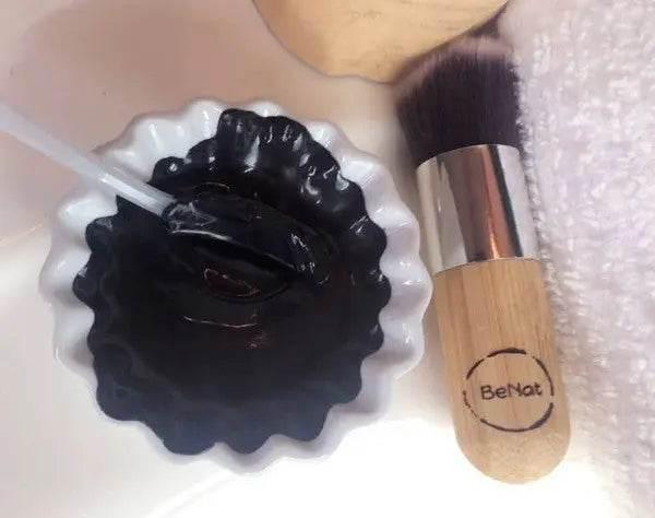 BeNat Activated Charcoal Mask - 4-oz, Smooth Skin, Detox, Cleanse - Rosa Apparel