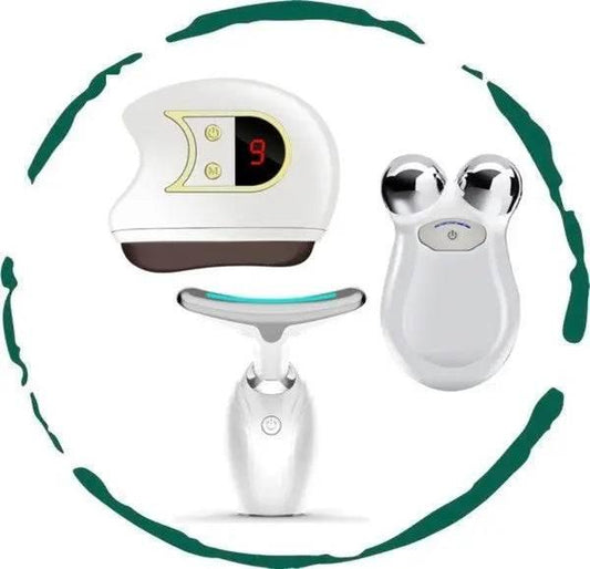 BeNat Rejuvenating spa Treatment, Lift, Sculpt & Glow 3 Devices Toolkit - Rosa Apparel