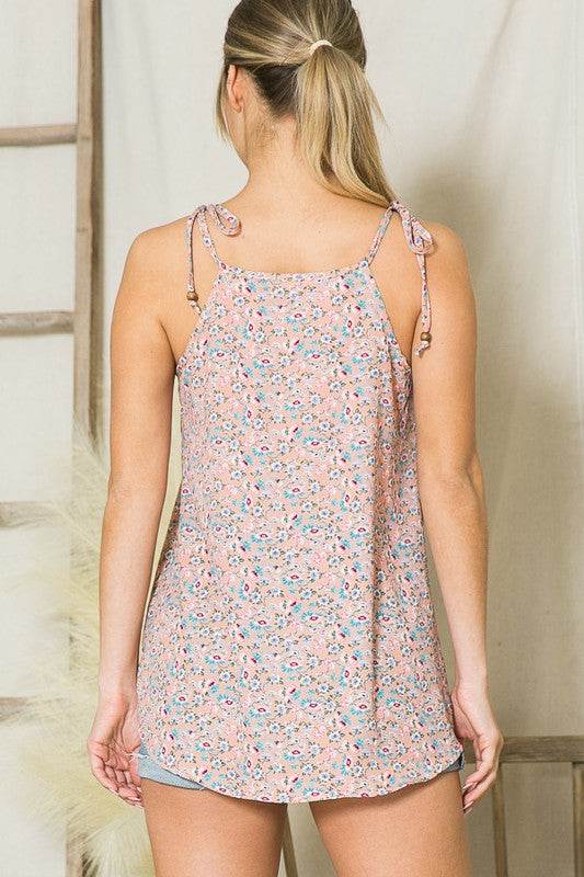 Bead Detail Sleeveless Top - Rosa Apparel