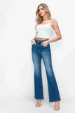 Bytos Full Size High Rise Bootcut Jeans with Pockets - Rosa Apparel