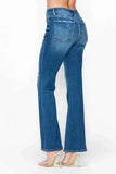 Bytos Full Size High Rise Bootcut Jeans with Pockets - Rosa Apparel